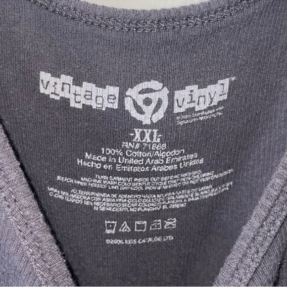 Vintage Vinyl KISS Tank Top XXL - Picture 3 of 3